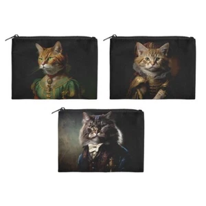 20cm Cat Head Portrait Makeup Bag - Picture 1 of 1