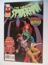 AMAZING SPIDER-MAN #411 - BLOOD BROTHERS APPEARANCE - 1996 - MARVEL COMICS