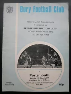  Bury v Portsmouth  23-4-1977 - Picture 1 of 2