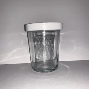 Salton Yogurt Maker Cosmopolitan YM4 ONE REPLACEMENT EXTRA Glass Cups Jar W/lid - Picture 1 of 5