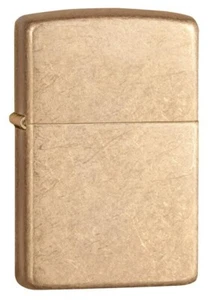 Zippo 28496, Tumbled Brass Armor Finish Lighter - Picture 1 of 3