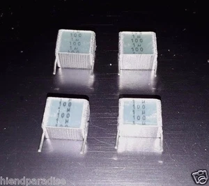 4pcs NOS SIEMENS 1uF 100V STACKED FILM HI-END AUDIO CAPS ! - Picture 1 of 1