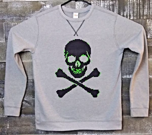Skeleton Skull & Crossbone Jolly Roger Halloween Circo Sweatshirt Youth XL 16-18 - Picture 1 of 6