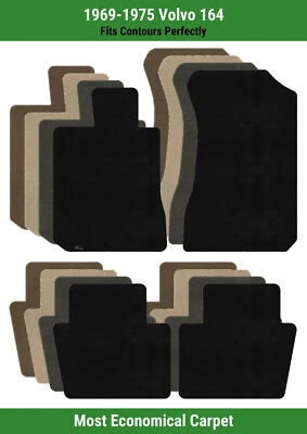 Lloyd Velourtex Front & Rear Row Carpet Mats for 1969-1975 Volvo 164  - Image 1 of 4