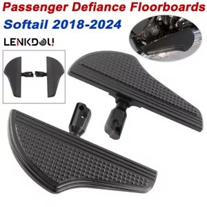 Rear Floorboards Foot Pegs For Harley Softail Breakout Street Fat Bob FXLR 18-24 - Picture 1 of 8