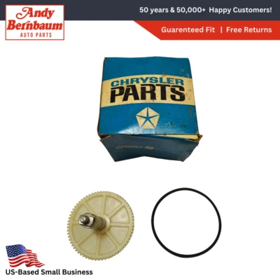 1965 年普利茅斯道奇 C 车身变速擦拭电机齿轮和垫片 2584976 NOS。 — 第 1/4 张图片