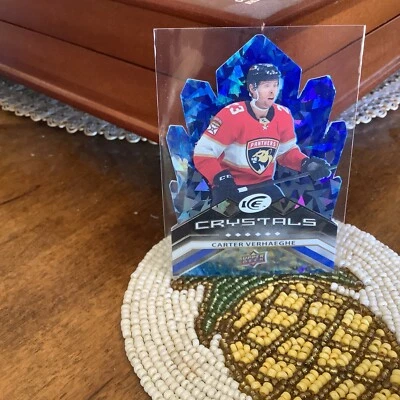 2021-22 Ud Ice Crystals Carter Verhaeghe - Image 1 of 2