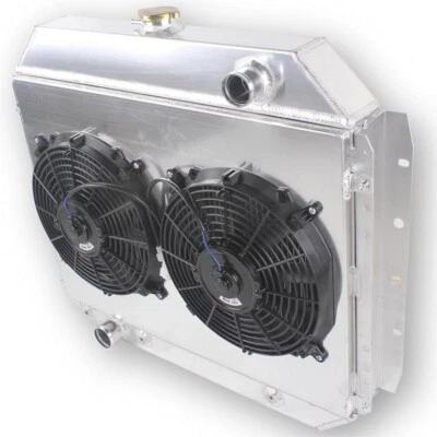 3Row Radiator Shroud Fan for 1967-79 Ford F-100 F-150 F-250 F-350 /1976 F-500 V8 Foto 1 de 4