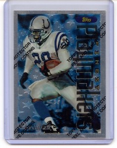 MARSHALL FAULK 1996 TOPPS FINEST NFL FOOTBALL SILVER CARD #137 COLTS RAMS NICE!