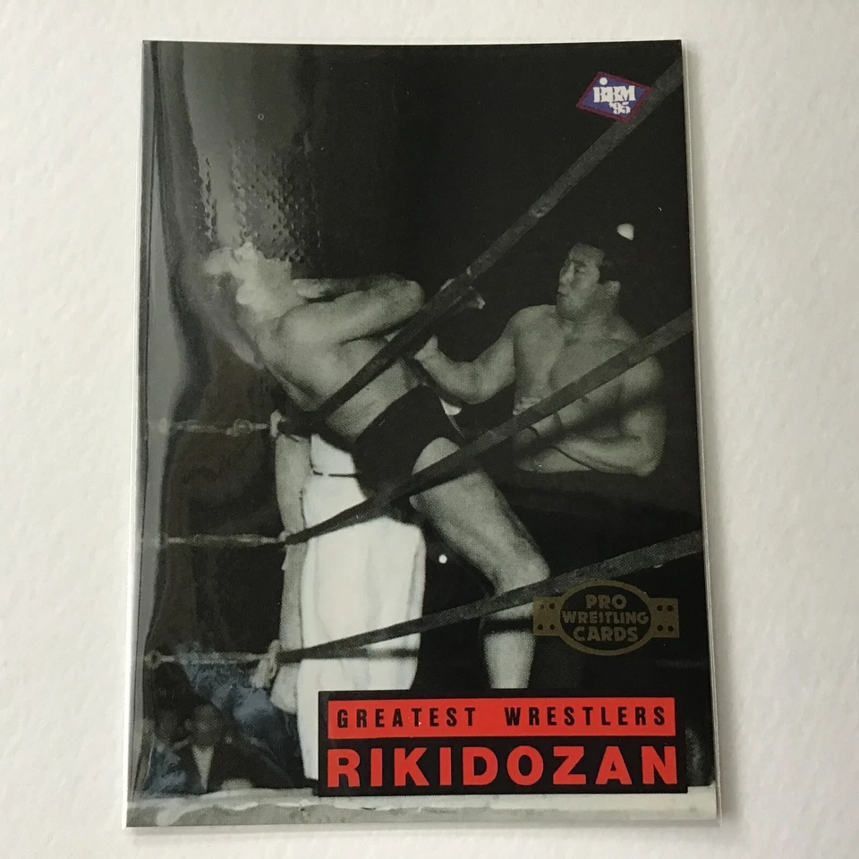 BBM Wrestling Card 1995 Rikidozan  vs Lou Thesz Greatest Wrestler No.210 - Image 1 of 4