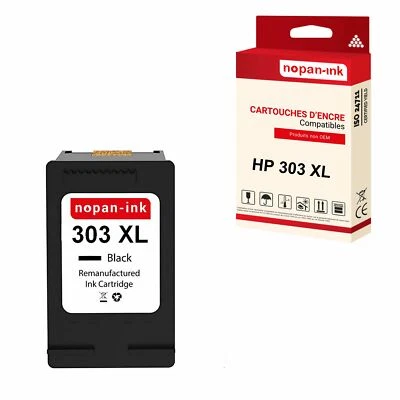 Cartouche HP 303 XL 303XL Noir compatible x1 NOPAN-INK