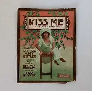 Partituras antiguas de 1910 Kiss Me My Honey, Kiss Me - Irving Berlin/Ted Snyder - Imagen 1 de 3