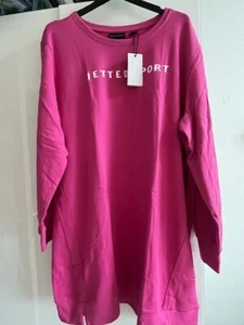 JETTE SPORT Haus Kleid Long Shirt Sweatshirt in Pink Gr. XL (48/50) NEU - Bild 1 von 7