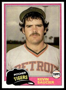 1981 Topps Traded 827 Kevin Saucier   Detroit Tigers  Baseball Card