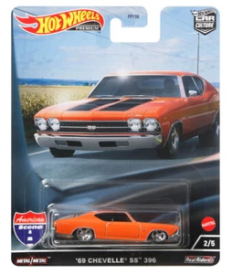 '69 Chevy Chevelle SS 396 American Scene Car Culture 1:64 Hot Wheels HCJ83 FPY86 - Bild 1 von 1