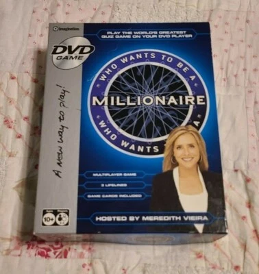 Who Wants to be a Millionaire DVD Game Meredith Viera NewEUC Complete - Image 1 of 4