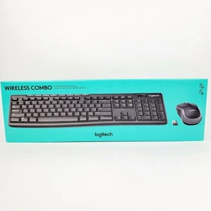 Logitech Wireless KeyBoard and Mouse Desktop Combo Set 920-008971 - Picture 1 of 12