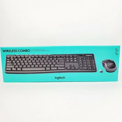 Logitech Wireless KeyBoard and Mouse Desktop Combo Set 920-008971 - Image 1 of 4