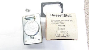 RussellStoll 8008 FO2883C Receptacle NIB - Picture 1 of 5