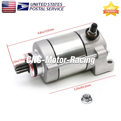 Motor de arranque 12V para Honda CRF450 CRF450X 2005-2007 2008-2018 2015 EUA - Imagem 1 de 4