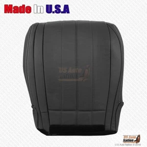 Cubierta de asiento de cuero genuino inferior del conductor delantero negra para Infiniti FX50 2012 2013 - Imagen 1 de 9