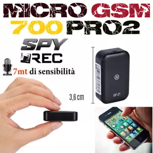 MICROSPIA AMBIENTALE GSM MICRO AUDIO VOCALE CIMICE SPIA REGISTRATORE SPIA - Foto 1 di 6