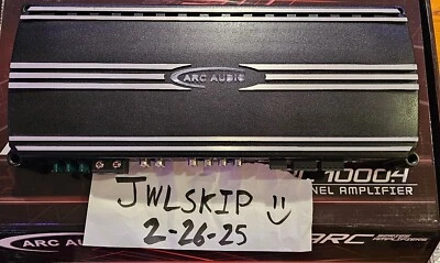 Arc Audio 1000.4 4 canales con amplificador IPS 8.8 DSP - 250 vatios RMS x 4 @ 4 ohmios Foto 1 de 4