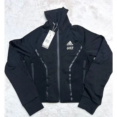Adidas women James Bond 007 Track Jacket top Black GN6810 Size small NEW - Image 1 of 4