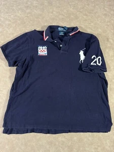 Polo Ralph Lauren Mens Olympics 2010 Vancouver Collared Polo Shirt Navy XXL - Picture 1 of 9