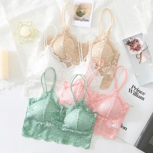 Womens Bras Light Padded Push Up Bra Sexy Lingerie Wireless Brassiere Underwear - Picture 1 of 27