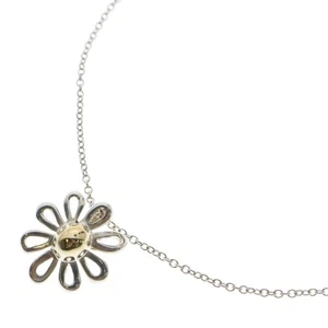 Collar colgante de cadena de plata con flor de margarita Tiffany & Co - Imagen 1 de 6
