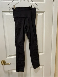 Lululemon Power Thru High Rise Tight 25" cucitura interna, maglia sui lati taglia 2 - Foto 1 di 9