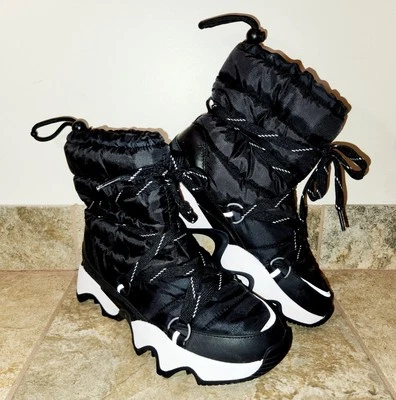 Sorel | Botas de nieve negras impermeables Kinetic Impact NXT para mujer talla 7 ¡COMO NUEVAS! ✨ Foto 1 de 4
