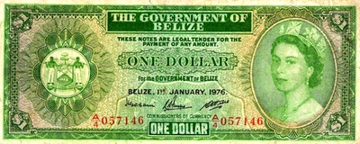 Belize 1 Dollar 1976 Pick # 33 VF - Image 1 of 3