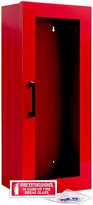 Feuerlöschschrank mit Tür - rot - 22 Gauge Stahl, pulverbeschichtet - Bild 1 von 6