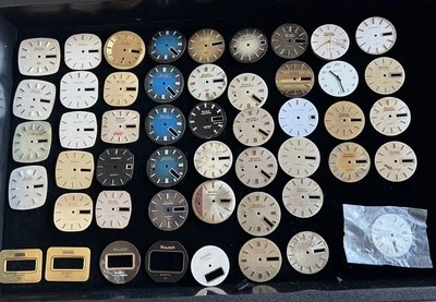 Lote De 50 Esferas Reloj Bulova Accuquartz Accutron Cuarzo Digital Para Piezas Foto 1 de 4