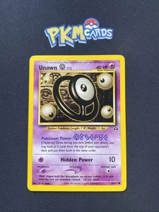 Juego de cartas coleccionables Pokémon Unown O Neo Discovery 69/75 LP regular. - Imagen 1 de 3