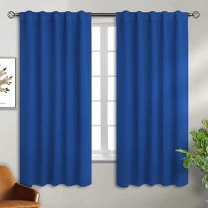 Rod Pocket and Back Tab Blackout Curtains for Bedroom - Thermal Insulated Roo... - Picture 1 of 8
