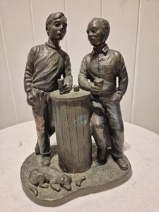 In Irland hergestellte Bronzeskulptur "HAVING A PINT" modelliert von Jeanne Rynhart 28 cm - Bild 1 von 10