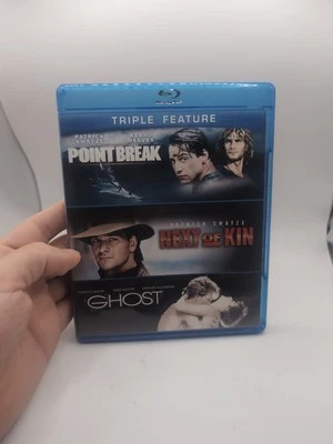 Patrick Swayze Triple Feature Point Break/Ghost/Next Of Kin Bluray - Image 1 of 4
