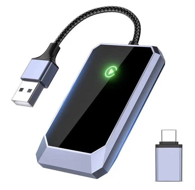 Wireless Carplay Adapter, Converts Wired to Wireless carplay Adapter for iPhone, - Image 1 of 1