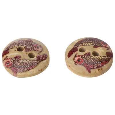 100PCS Colorful Round Coconut Buttons 12.5mm DIY Sewing Crafts Buttons Clothing✈ - Image 1 of 4