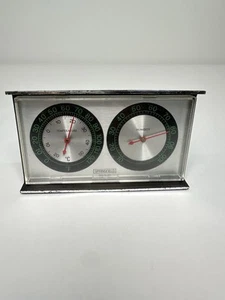 Vintage Desktop Or Wall Weather Station Springfield USA Temperature Humidity - Picture 1 of 11