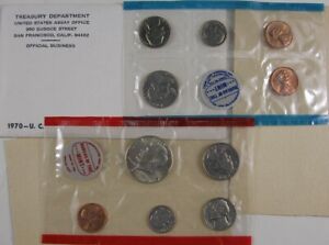 1969 P & D 40% Silver Kennedy Half Mint Set Uncirculated