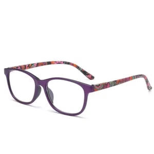 New Anti-Blue Light Ladies Floral Reading Glasses Fashion Printing Presbyopia Ey - Picture 1 of 6