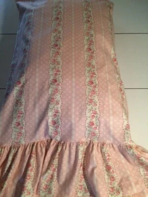 Funda/Funda de Almohada HECHA A MANO Rosa Shabby Chic con o sin Volantes Foto 1 de 3