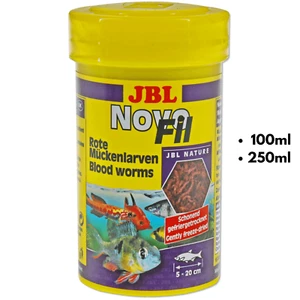JBL NovoFil Bloodworm Food for Tropical Freshwater Fish & Turtles - Clear Water - Picture 1 of 7