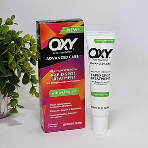 OXY® Acne Maximum Strength Rapid Spot Treatment Cream with Prebiotics 1.15 oz - Picture 1 of 12