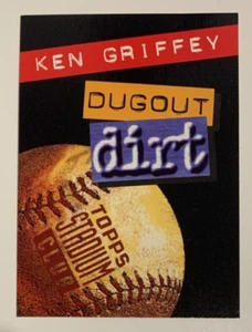 MLB KEN GRIFFEY Jr 1994 Topps Stadium Club Dugout Dirt CARD #4 Of 7 - Picture 1 of 3