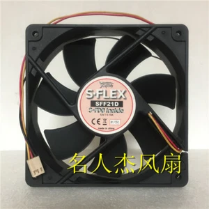 1pcs  S-FLEX SFF21D S-FDB bearing 12cm ultra-quiet chassis fan - Picture 1 of 3